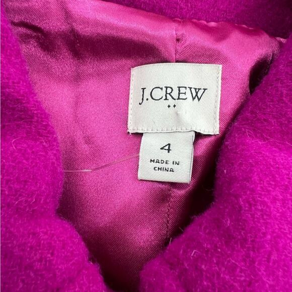J. Crew Classic Lady Day Coat Italian Wool Blend
Fitted Jacket Plum Purple Sz 4 - Picture 5 of 7